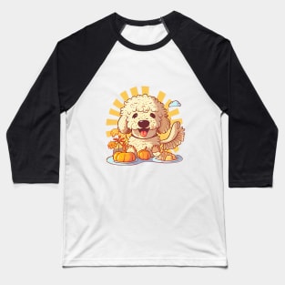 Goldendoodle Thanksgiving: The Cutest Dog! Baseball T-Shirt